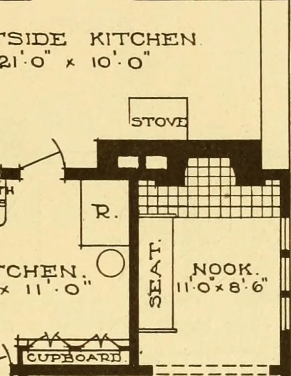 An illustration from Catalogue of craftsman furniture made by Gustav Stickley at The Craftsman Workshops, Eastwood, N.Y., 1909, leaf 120