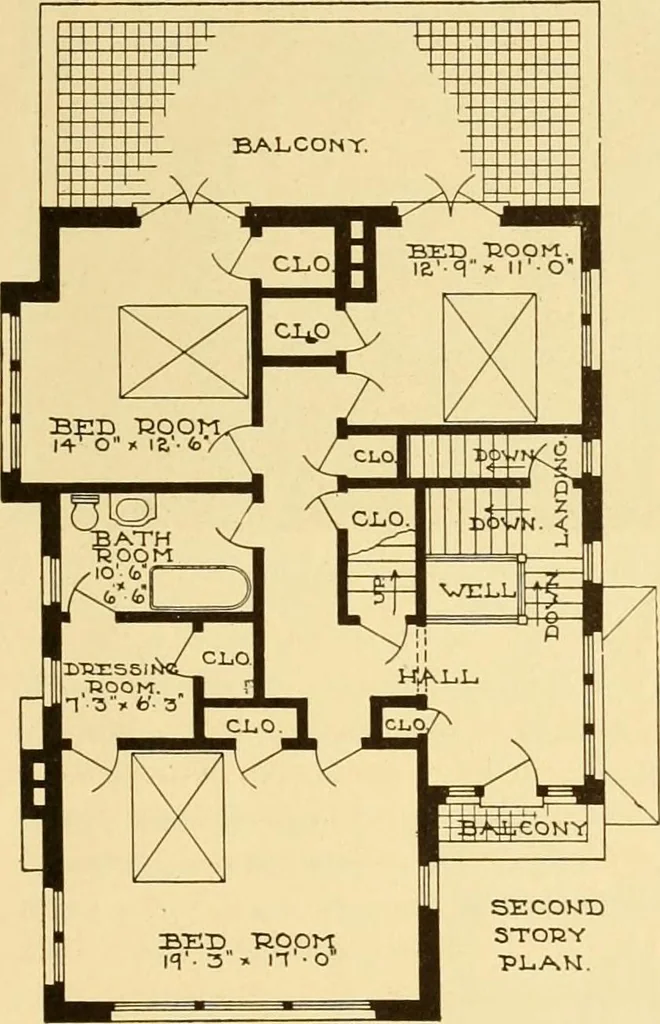 An illustration from Catalogue of craftsman furniture made by Gustav Stickley at The Craftsman Workshops, Eastwood, N.Y., 1909, leaf 124
