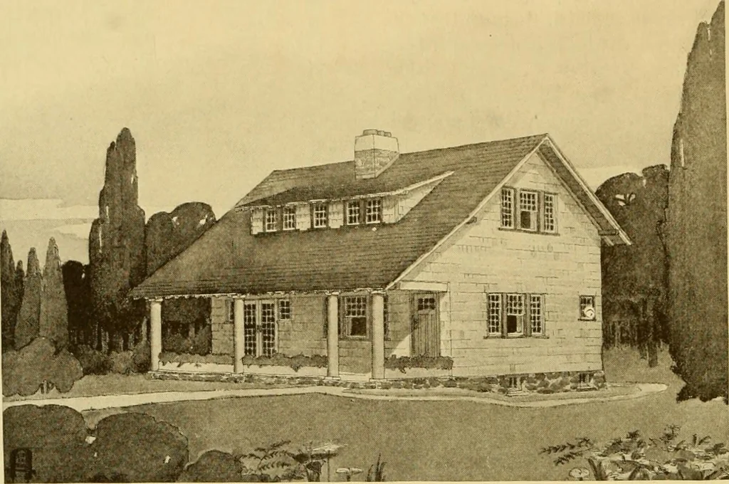 An illustration from Catalogue of craftsman furniture made by Gustav Stickley at The Craftsman Workshops, Eastwood, N.Y., 1909, leaf 125