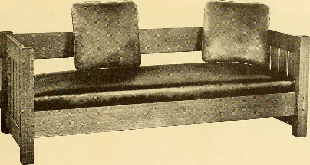 An illustration from Catalogue of craftsman furniture made by Gustav Stickley at The Craftsman Workshops, Eastwood, N.Y., 1909, leaf 20