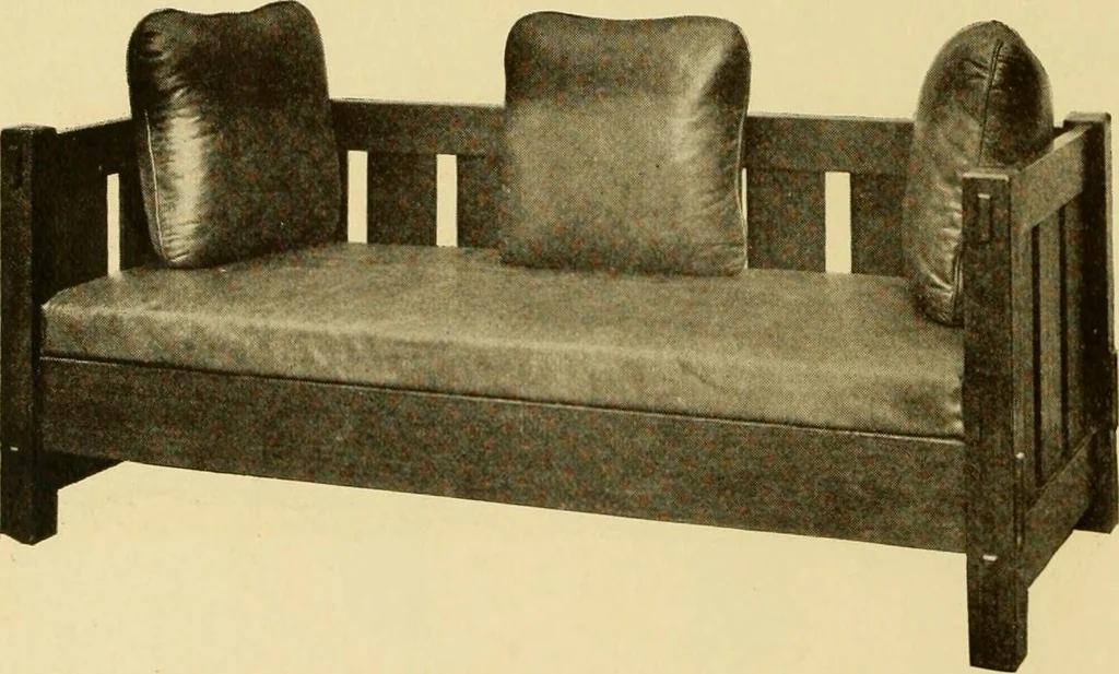 An illustration from Catalogue of craftsman furniture made by Gustav Stickley at The Craftsman Workshops, Eastwood, N.Y., 1909, leaf 21