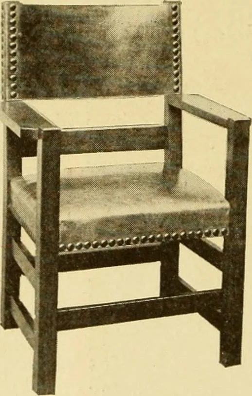 An illustration from Catalogue of craftsman furniture made by Gustav Stickley at The Craftsman Workshops, Eastwood, N.Y., 1909, leaf 27