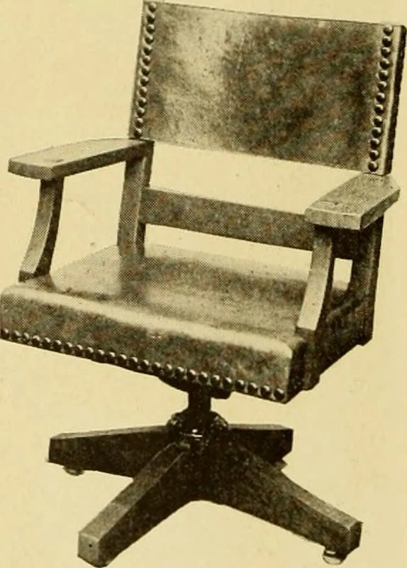 An illustration from Catalogue of craftsman furniture made by Gustav Stickley at The Craftsman Workshops, Eastwood, N.Y., 1909, leaf 27