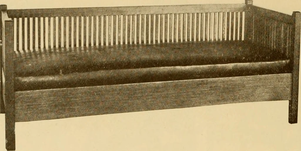 An illustration from Catalogue of craftsman furniture made by Gustav Stickley at The Craftsman Workshops, Eastwood, N.Y., 1909, leaf 39