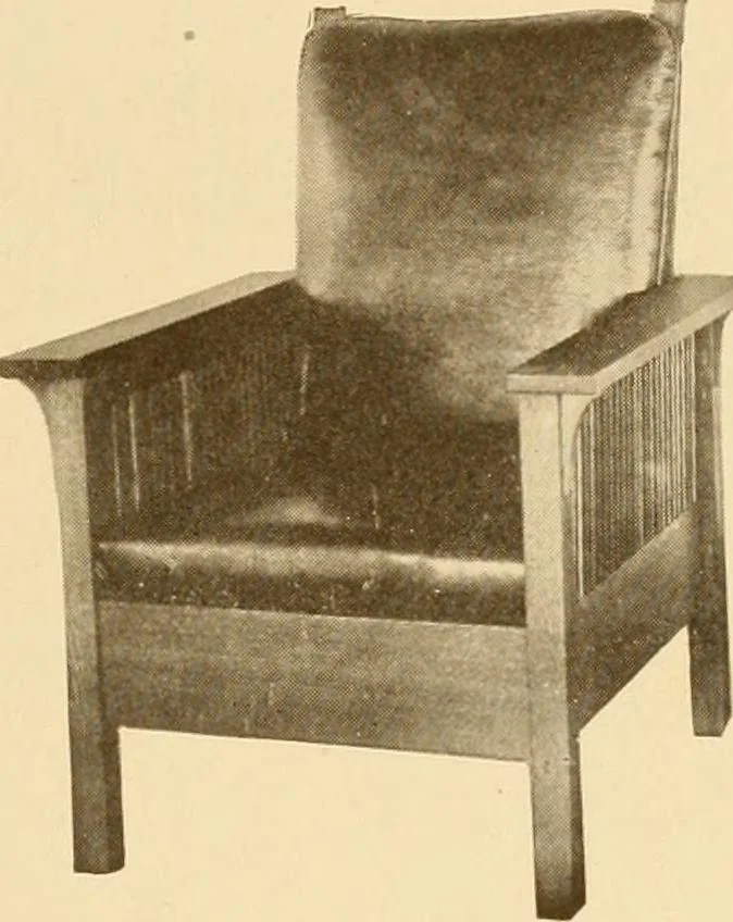 An illustration from Catalogue of craftsman furniture made by Gustav Stickley at The Craftsman Workshops, Eastwood, N.Y., 1909, leaf 40