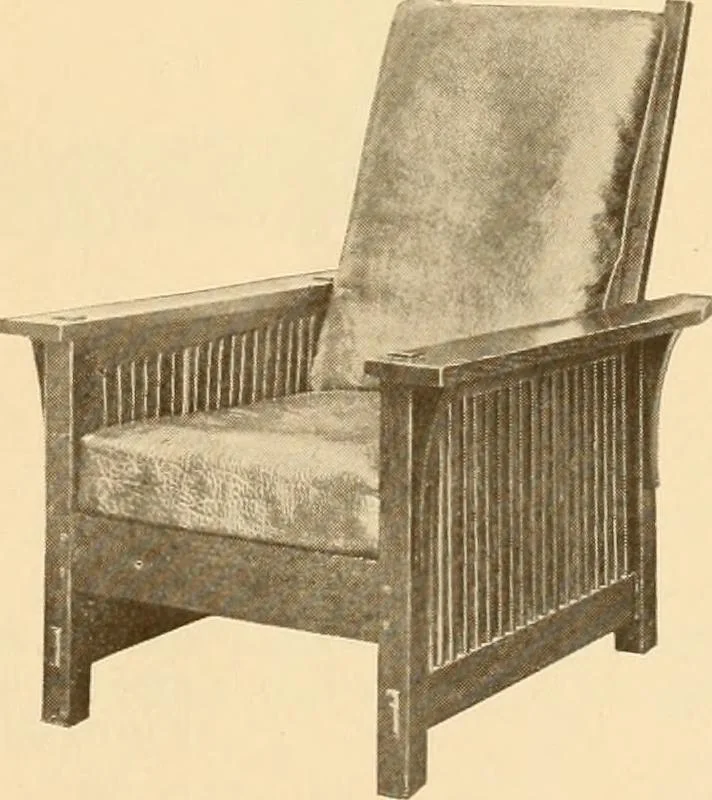 An illustration from Catalogue of craftsman furniture made by Gustav Stickley at The Craftsman Workshops, Eastwood, N.Y., 1909, leaf 40