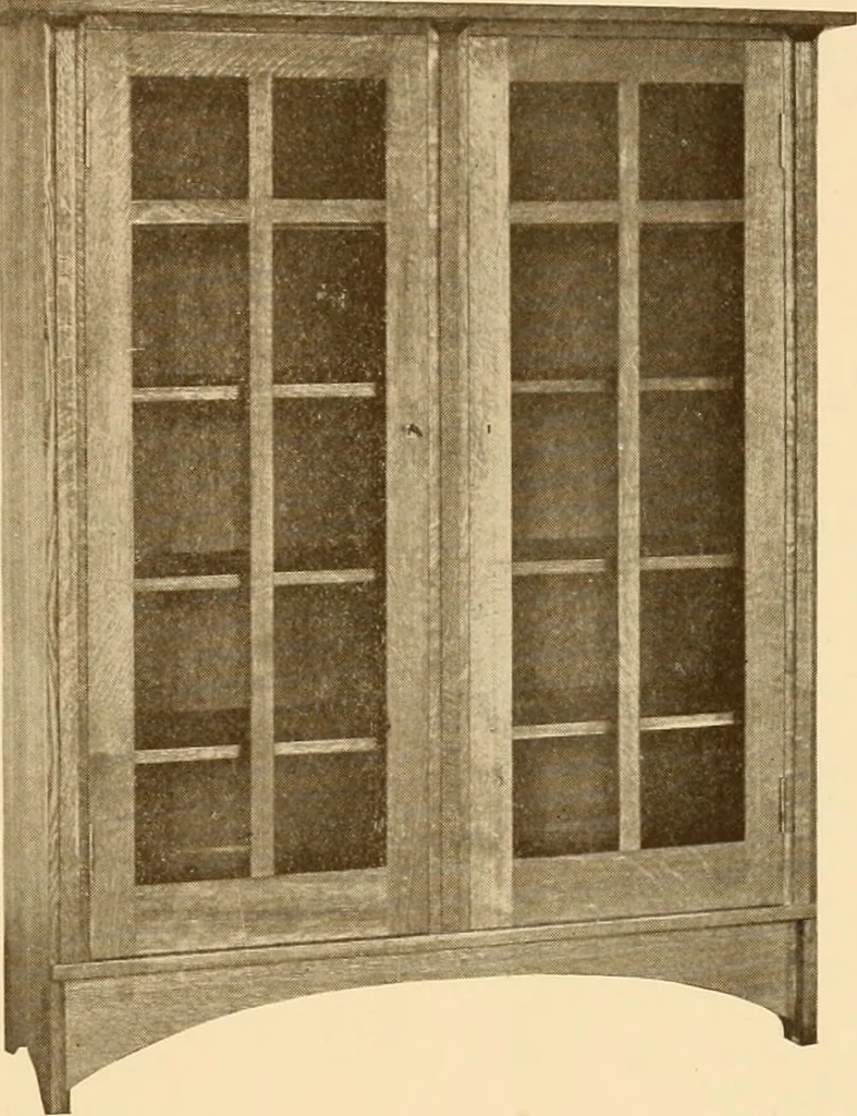 An illustration from Catalogue of craftsman furniture made by Gustav Stickley at The Craftsman Workshops, Eastwood, N.Y., 1909, leaf 42