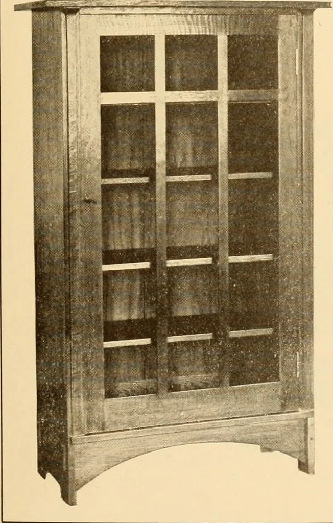 An illustration from Catalogue of craftsman furniture made by Gustav Stickley at The Craftsman Workshops, Eastwood, N.Y., 1909, leaf 42