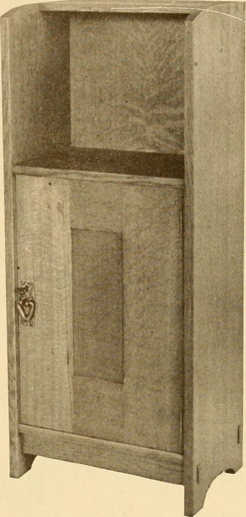 An illustration from Catalogue of craftsman furniture made by Gustav Stickley at The Craftsman Workshops, Eastwood, N.Y., 1909, leaf 48