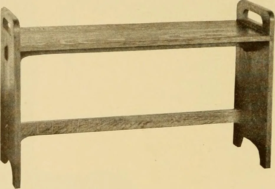 An illustration from Catalogue of craftsman furniture made by Gustav Stickley at The Craftsman Workshops, Eastwood, N.Y., 1909, leaf 49