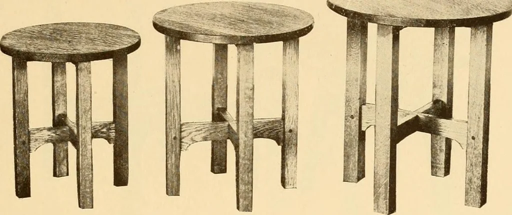 An illustration from Catalogue of craftsman furniture made by Gustav Stickley at The Craftsman Workshops, Eastwood, N.Y., 1909, leaf 50
