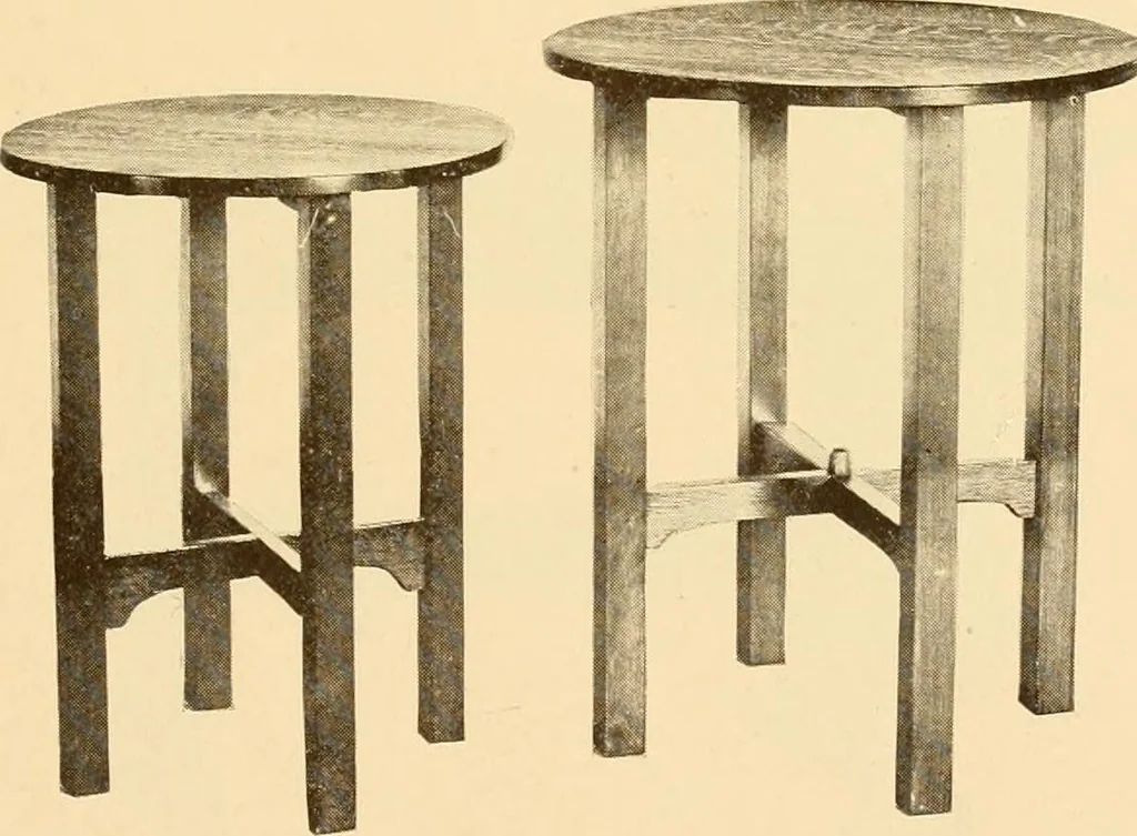 An illustration from Catalogue of craftsman furniture made by Gustav Stickley at The Craftsman Workshops, Eastwood, N.Y., 1909, leaf 50