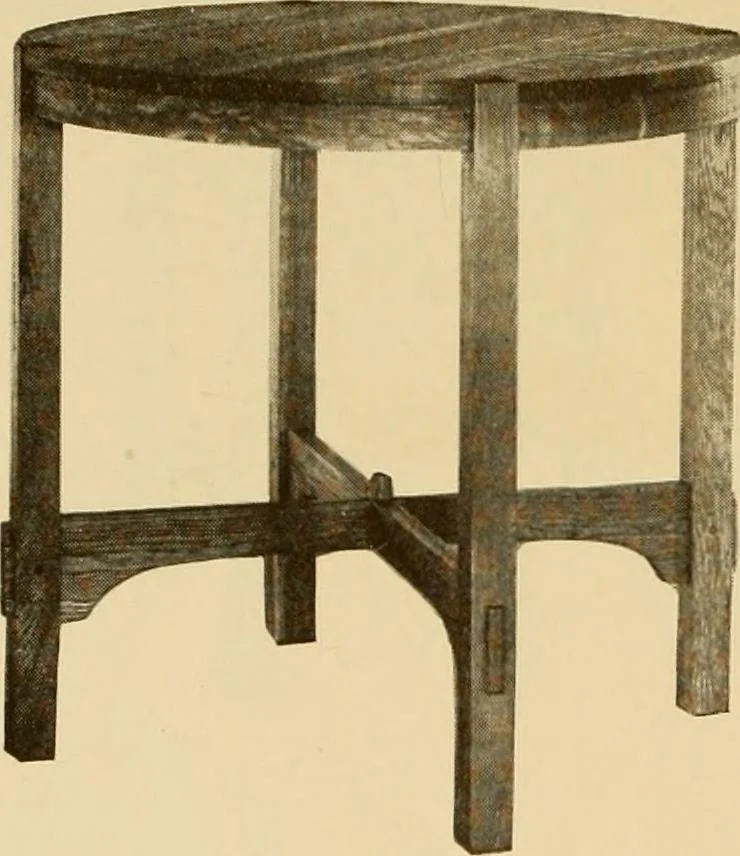 An illustration from Catalogue of craftsman furniture made by Gustav Stickley at The Craftsman Workshops, Eastwood, N.Y., 1909, leaf 53
