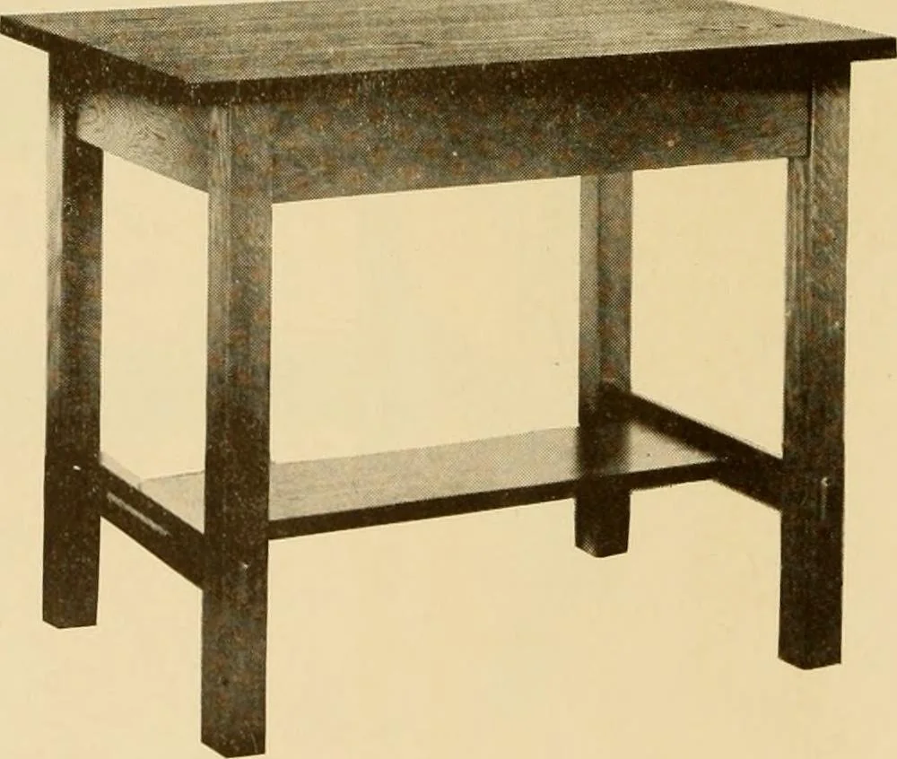 An illustration from Catalogue of craftsman furniture made by Gustav Stickley at The Craftsman Workshops, Eastwood, N.Y., 1909, leaf 53