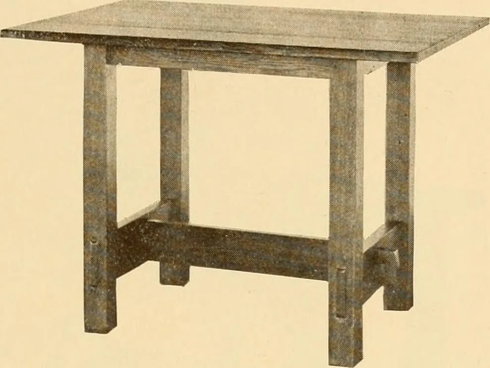 An illustration from Catalogue of craftsman furniture made by Gustav Stickley at The Craftsman Workshops, Eastwood, N.Y., 1909, leaf 54