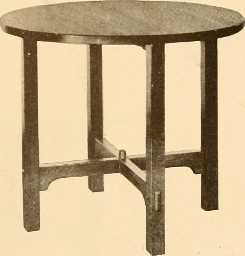 An illustration from Catalogue of craftsman furniture made by Gustav Stickley at The Craftsman Workshops, Eastwood, N.Y., 1909, leaf 56