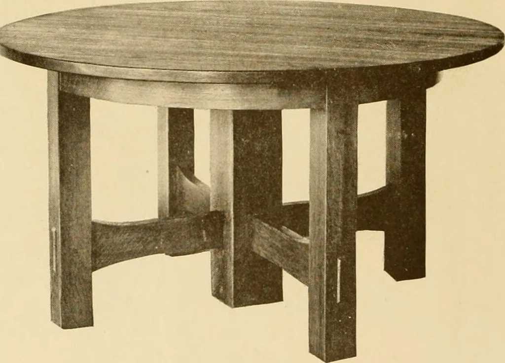 An illustration from Catalogue of craftsman furniture made by Gustav Stickley at The Craftsman Workshops, Eastwood, N.Y., 1909, leaf 59