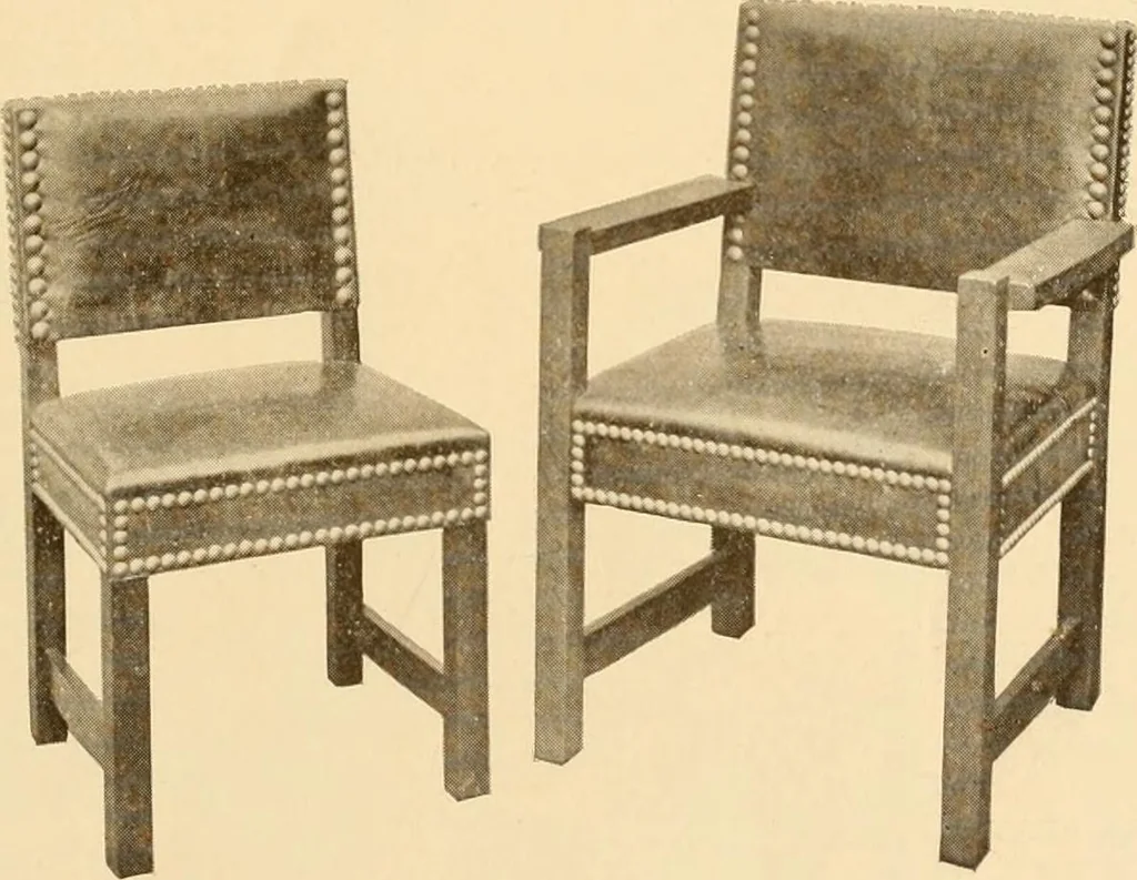 An illustration from Catalogue of craftsman furniture made by Gustav Stickley at The Craftsman Workshops, Eastwood, N.Y., 1909, leaf 60