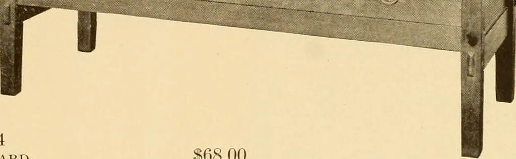 An illustration from Catalogue of craftsman furniture made by Gustav Stickley at The Craftsman Workshops, Eastwood, N.Y., 1909, leaf 62