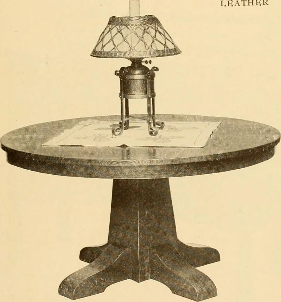 An illustration from Catalogue of craftsman furniture made by Gustav Stickley at The Craftsman Workshops, Eastwood, N.Y., 1909, leaf 62