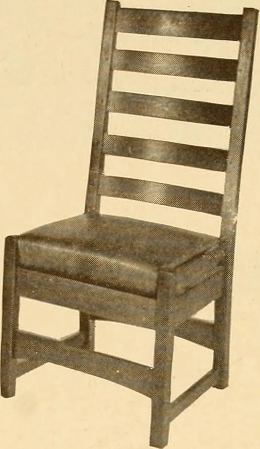 An illustration from Catalogue of craftsman furniture made by Gustav Stickley at The Craftsman Workshops, Eastwood, N.Y., 1909, leaf 64