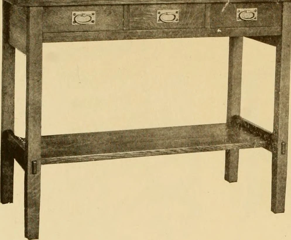 An illustration from Catalogue of craftsman furniture made by Gustav Stickley at The Craftsman Workshops, Eastwood, N.Y., 1909, leaf 65