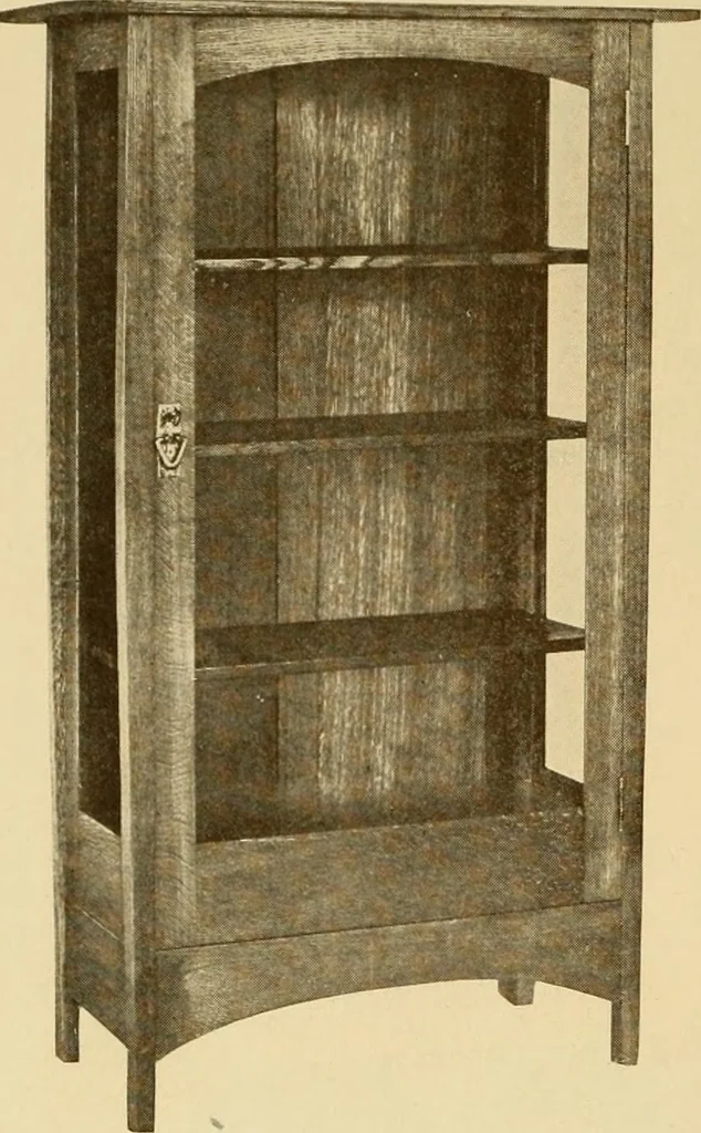 An illustration from Catalogue of craftsman furniture made by Gustav Stickley at The Craftsman Workshops, Eastwood, N.Y., 1909, leaf 67