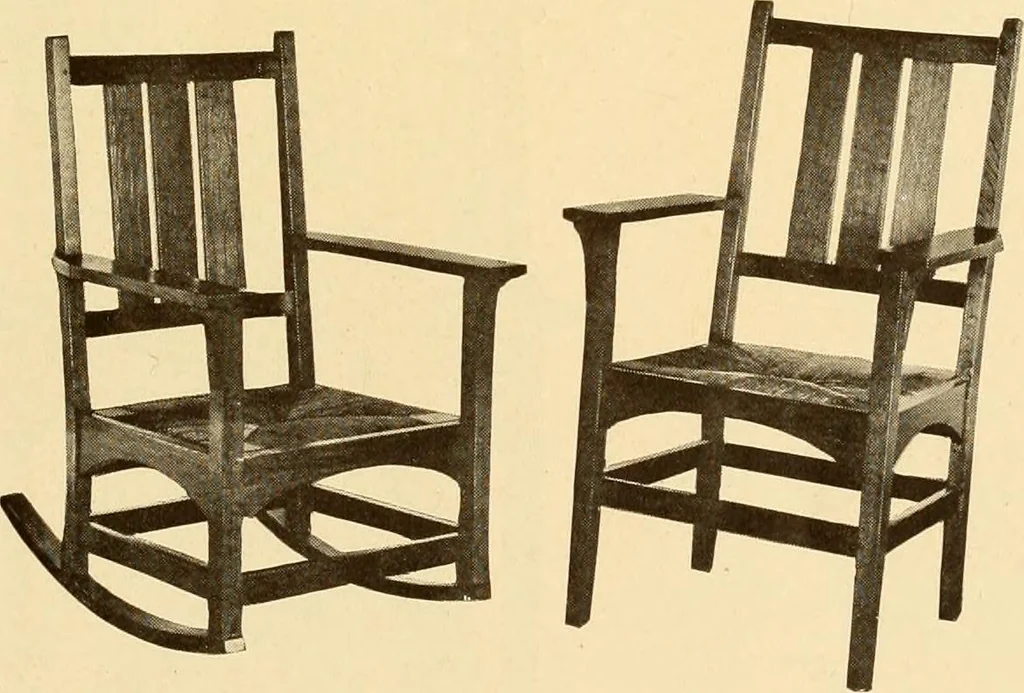 An illustration from Catalogue of craftsman furniture made by Gustav Stickley at The Craftsman Workshops, Eastwood, N.Y., 1909, leaf 70
