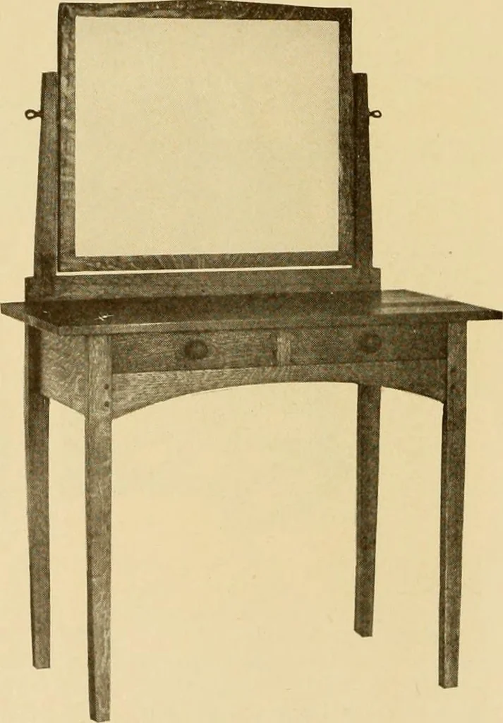 An illustration from Catalogue of craftsman furniture made by Gustav Stickley at The Craftsman Workshops, Eastwood, N.Y., 1909, leaf 71