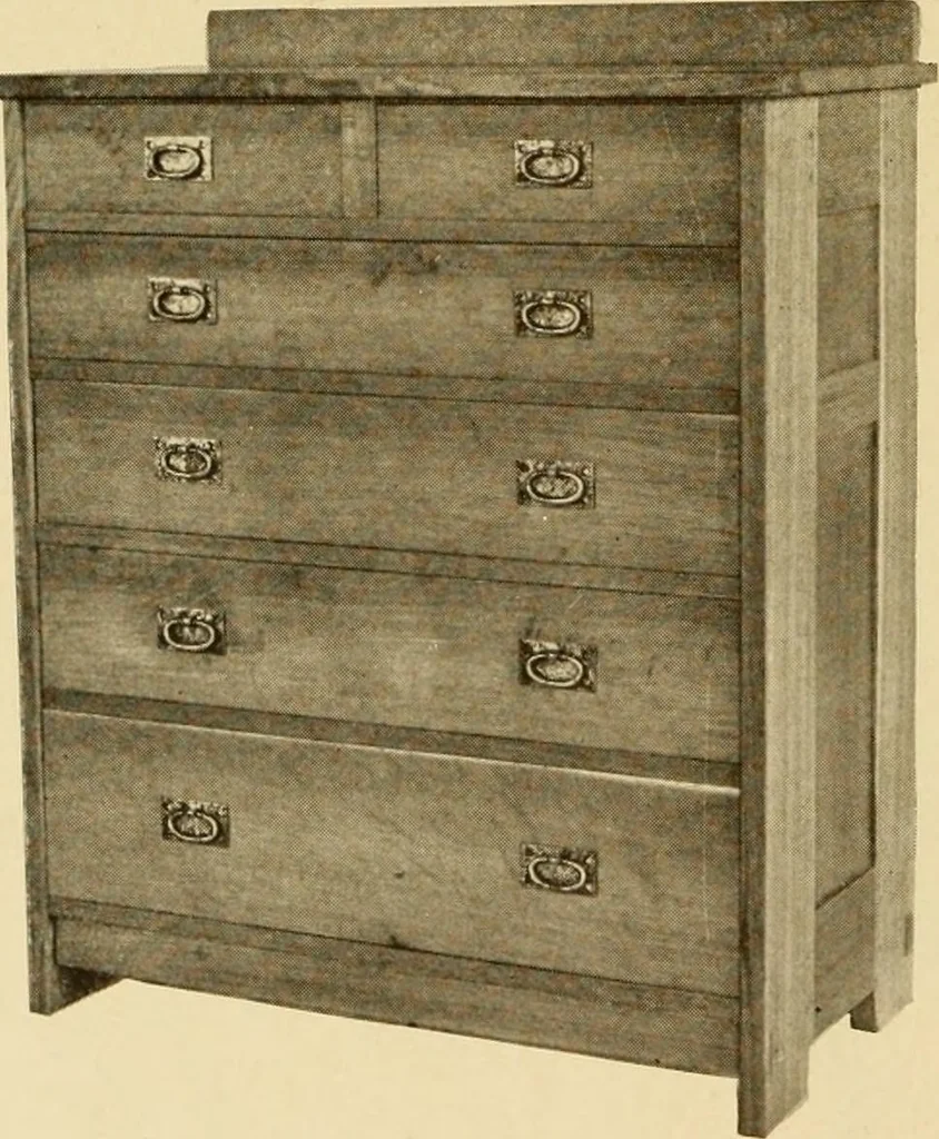 An illustration from Catalogue of craftsman furniture made by Gustav Stickley at The Craftsman Workshops, Eastwood, N.Y., 1909, leaf 73