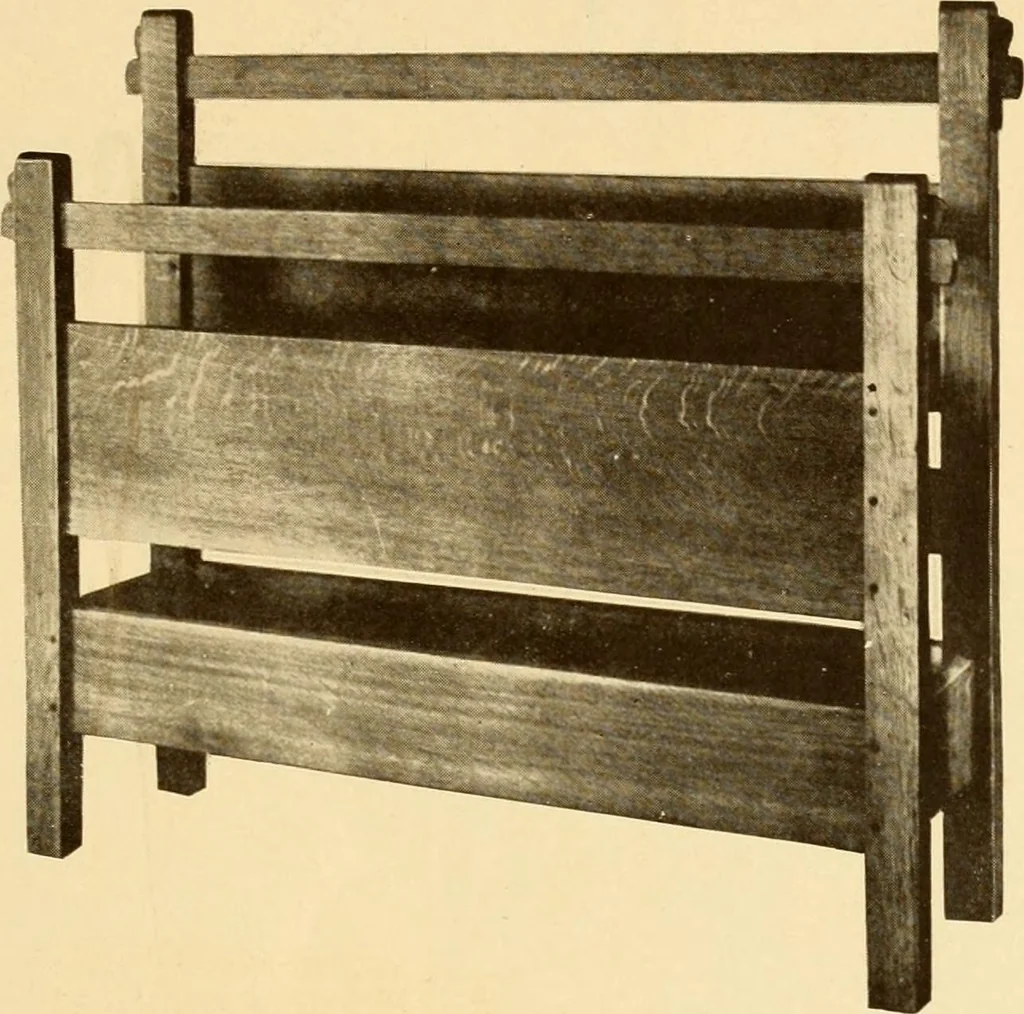 An illustration from Catalogue of craftsman furniture made by Gustav Stickley at The Craftsman Workshops, Eastwood, N.Y., 1909, leaf 78