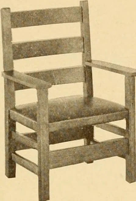 An illustration from Catalogue of craftsman furniture made by Gustav Stickley at The Craftsman Workshops, Eastwood, N.Y., 1909, leaf 80