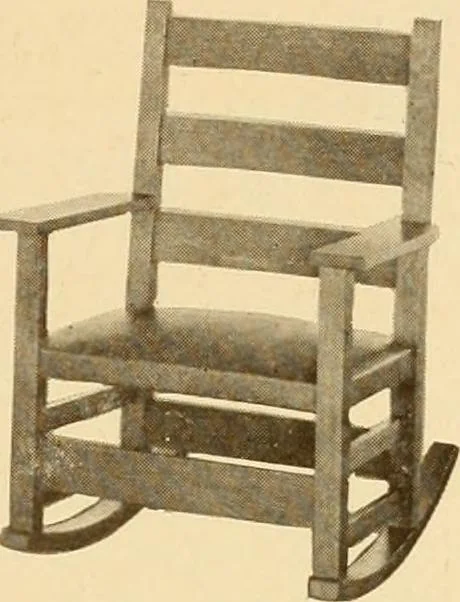 An illustration from Catalogue of craftsman furniture made by Gustav Stickley at The Craftsman Workshops, Eastwood, N.Y., 1909, leaf 80