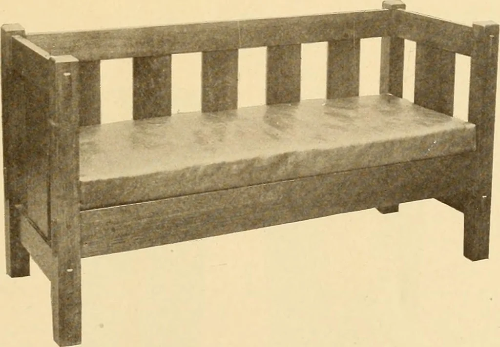 An illustration from Catalogue of craftsman furniture made by Gustav Stickley at The Craftsman Workshops, Eastwood, N.Y., 1909, leaf 86