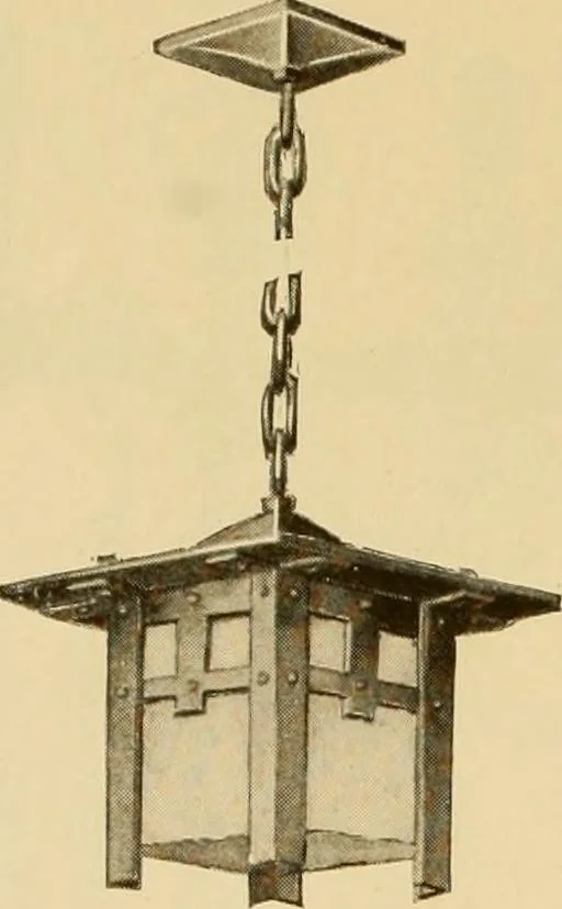An illustration from Catalogue of craftsman furniture made by Gustav Stickley at The Craftsman Workshops, Eastwood, N.Y., 1909, leaf 91