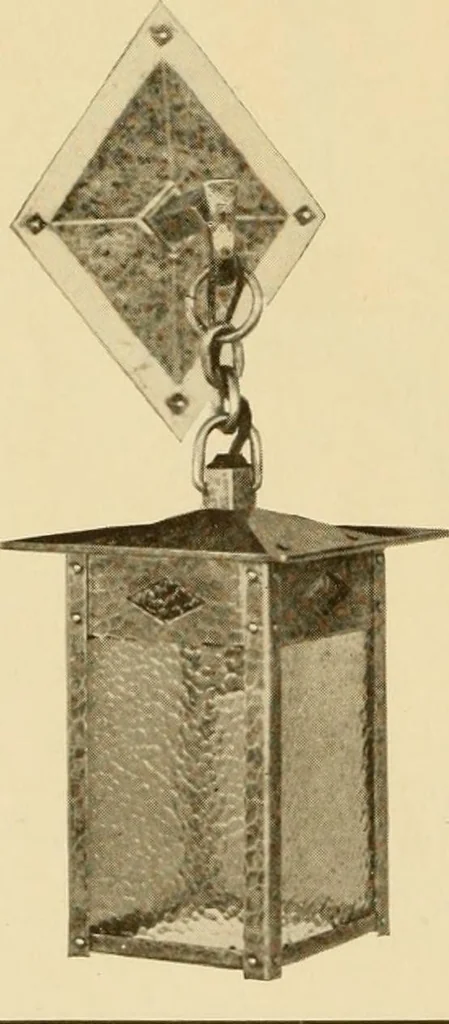 An illustration from Catalogue of craftsman furniture made by Gustav Stickley at The Craftsman Workshops, Eastwood, N.Y., 1909, leaf 91