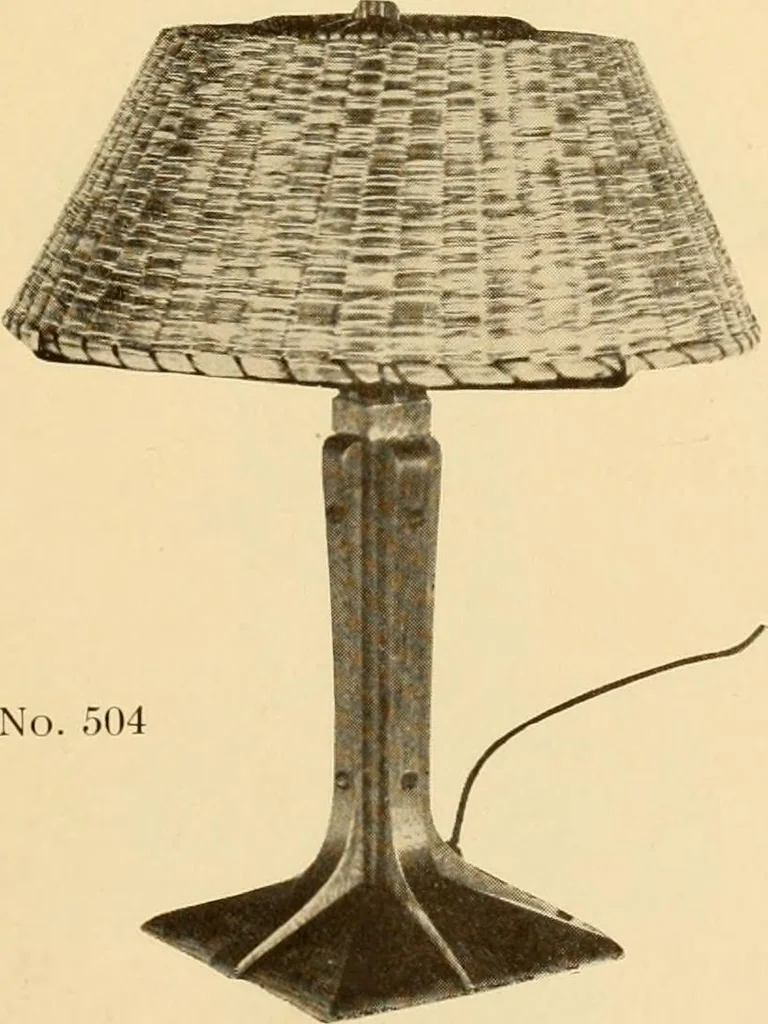 An illustration from Catalogue of craftsman furniture made by Gustav Stickley at The Craftsman Workshops, Eastwood, N.Y., 1909, leaf 92