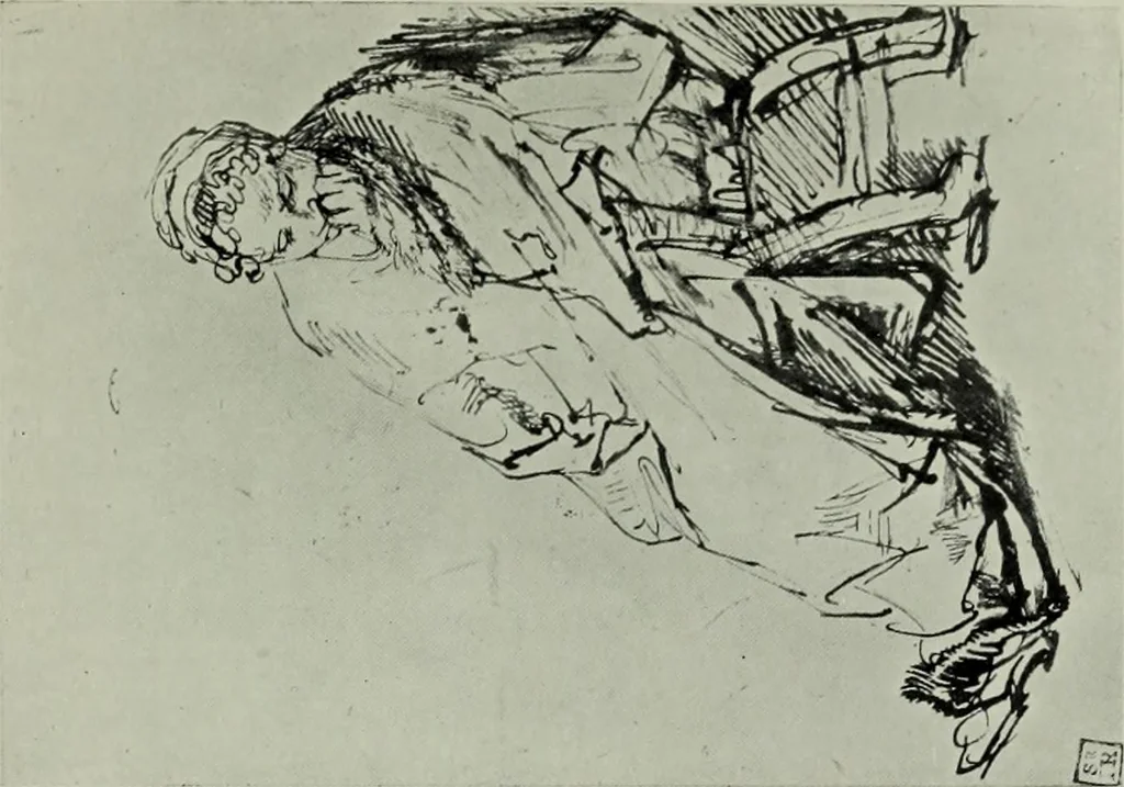 An illustration from Catalogue of drawings by Dutch and Flemish artists preserved in the Department of Prints and Drawings in the British Museum, 1915, leaf 130