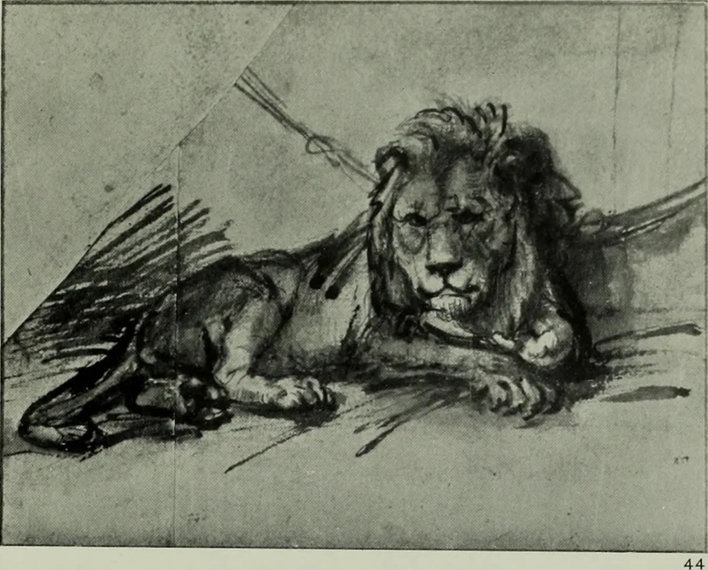 An illustration from Catalogue of drawings by Dutch and Flemish artists preserved in the Department of Prints and Drawings in the British Museum, 1915, leaf 136