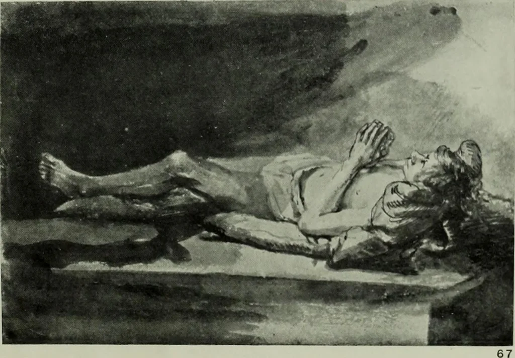 An illustration from Catalogue of drawings by Dutch and Flemish artists preserved in the Department of Prints and Drawings in the British Museum, 1915, leaf 136