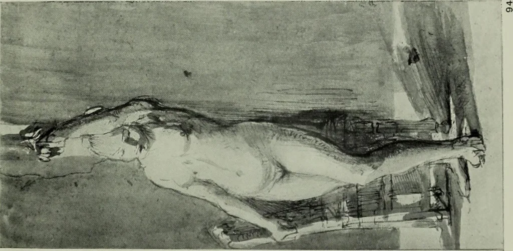 An illustration from Catalogue of drawings by Dutch and Flemish artists preserved in the Department of Prints and Drawings in the British Museum, 1915, leaf 140