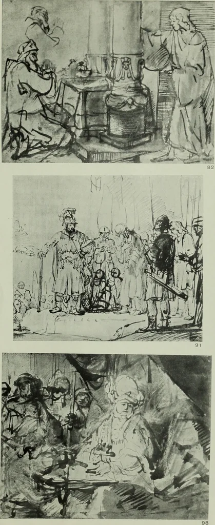 An illustration from Catalogue of drawings by Dutch and Flemish artists preserved in the Department of Prints and Drawings in the British Museum, 1915, leaf 142