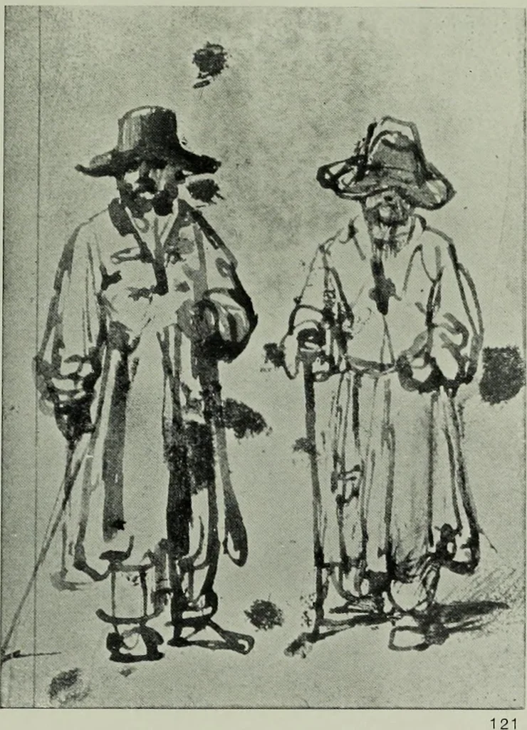 An illustration from Catalogue of drawings by Dutch and Flemish artists preserved in the Department of Prints and Drawings in the British Museum, 1915, leaf 150