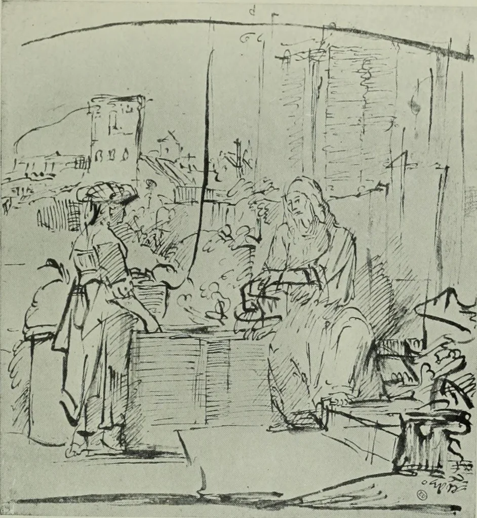 An illustration from Catalogue of drawings by Dutch and Flemish artists preserved in the Department of Prints and Drawings in the British Museum, 1915, leaf 156