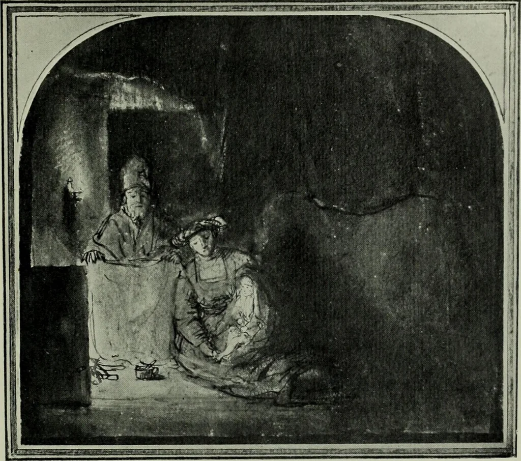 An illustration from Catalogue of drawings by Dutch and Flemish artists preserved in the Department of Prints and Drawings in the British Museum, 1915, leaf 158