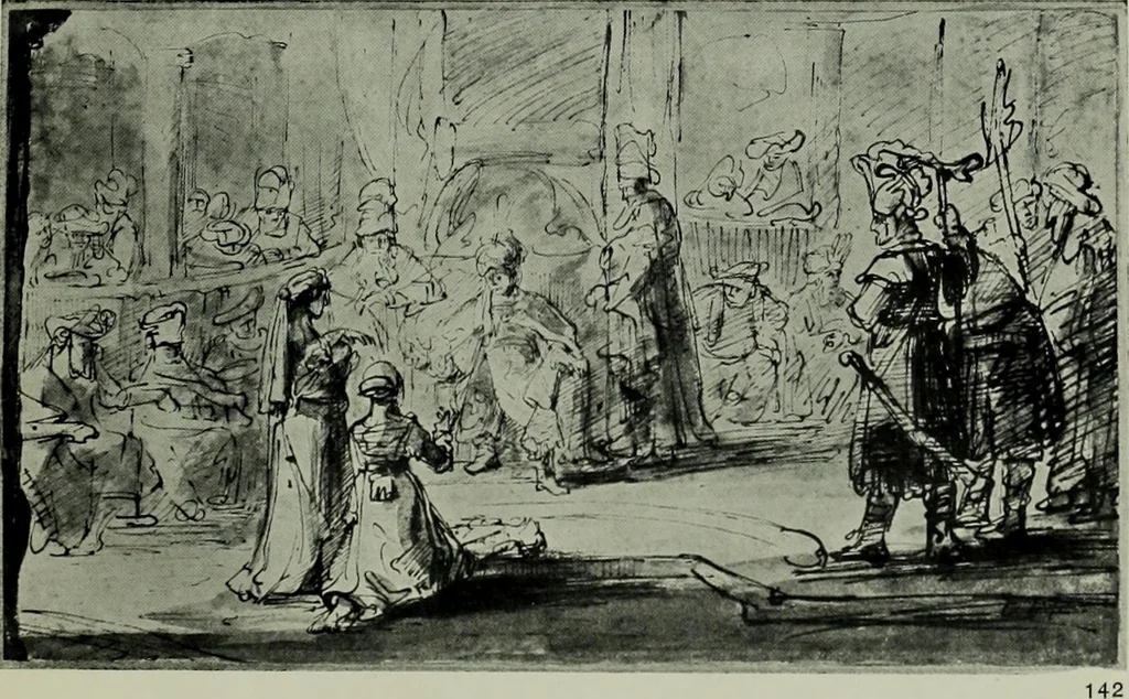 An illustration from Catalogue of drawings by Dutch and Flemish artists preserved in the Department of Prints and Drawings in the British Museum, 1915, leaf 158