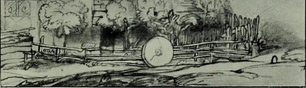 An illustration from Catalogue of drawings by Dutch and Flemish artists preserved in the Department of Prints and Drawings in the British Museum, 1915, leaf 166