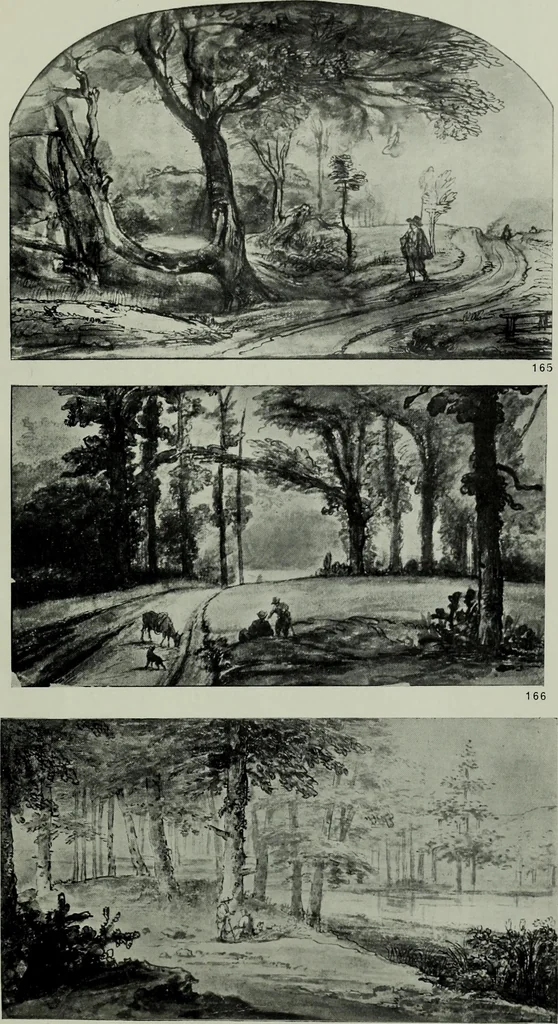 An illustration from Catalogue of drawings by Dutch and Flemish artists preserved in the Department of Prints and Drawings in the British Museum, 1915, leaf 172