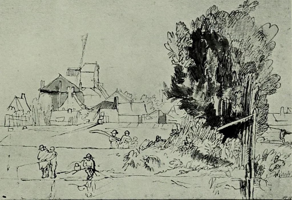 An illustration from Catalogue of drawings by Dutch and Flemish artists preserved in the Department of Prints and Drawings in the British Museum, 1915, leaf 174