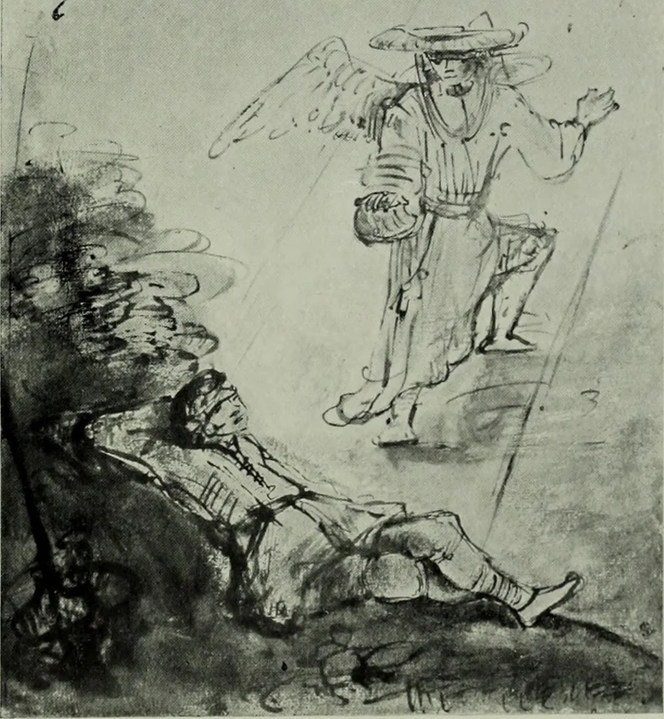 An illustration from Catalogue of drawings by Dutch and Flemish artists preserved in the Department of Prints and Drawings in the British Museum, 1915, leaf 180